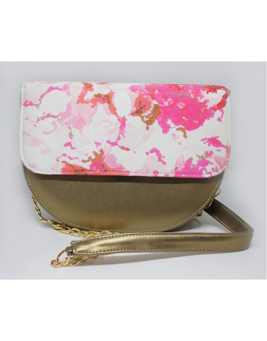 Pink Splatter Sling Bag