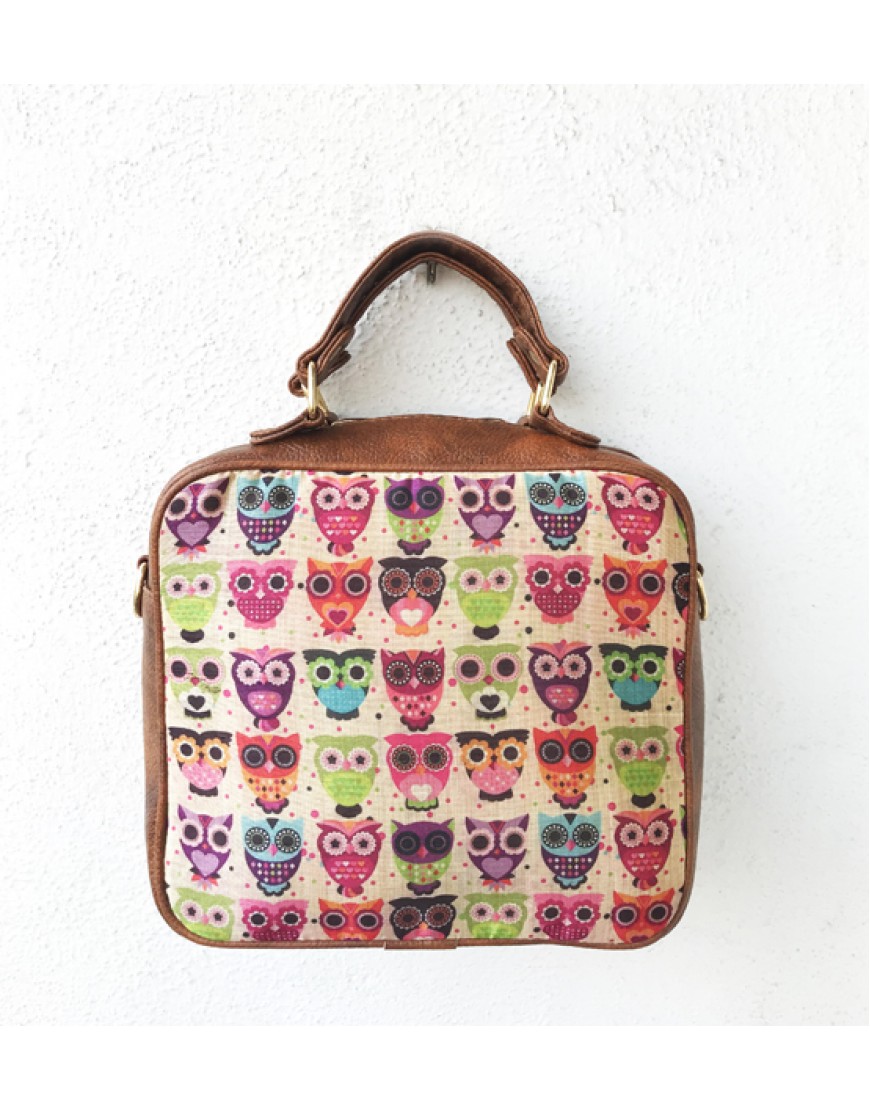 Colourful Owls Messenger Slings